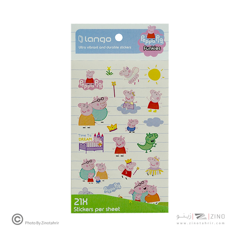 برچسب لانگو سری فانکیز طرح پاپا پیگ